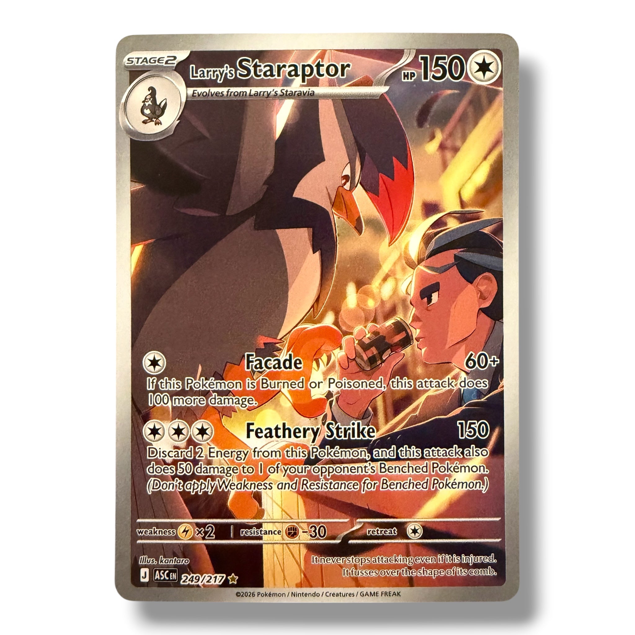 Larry’s Staraptor - 249/217 - Illustration Rare
