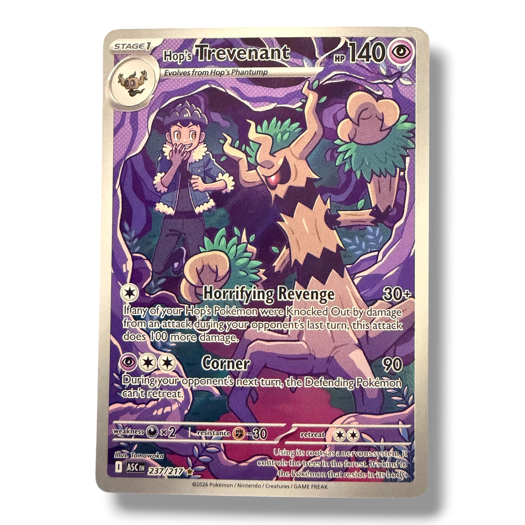 Hop’s Trevenant - 237/217 - Illustration Rare