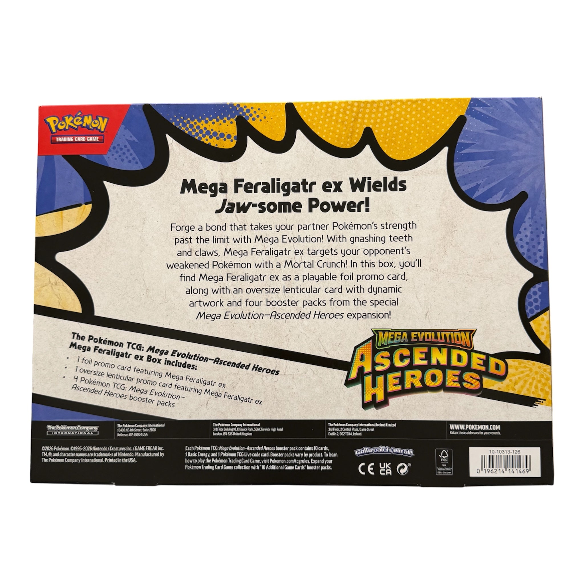 Mega Feraligart EX Box