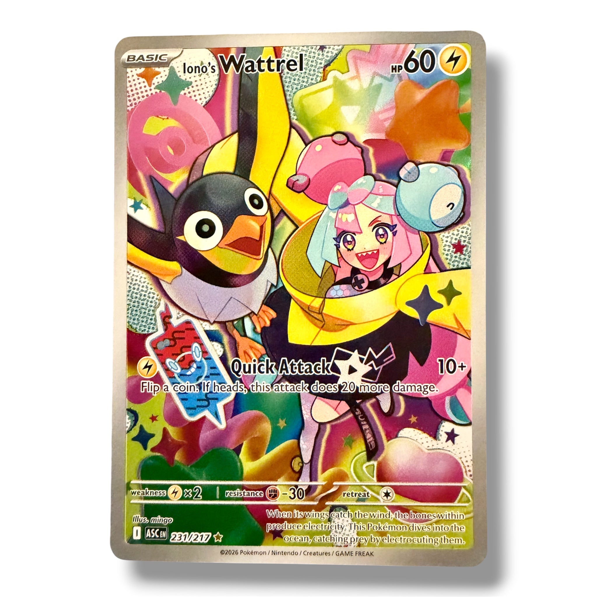 Iono’s Wattrel - 231/217 Illustration Rare